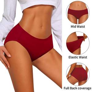 Hot Bán Hàng Phổ Biến Sexy Cộng Với Kích Thước Thấp Eo Thể Thao Phù Hợp Cotton Bikini Panty Tóm Tắt Thoải Mái Phụ Nữ Sexy Quần <span class=keywords><strong>L</strong></span>ót - Product Image 2