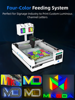 Impresora 3D Mingda AD-F4 Mini para Letras de Canal, 4 Colores, Impresora Rápida para Rótulos 3D, para Publicidad y Empresas de Fabricación de Letreros