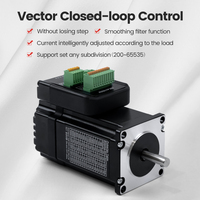 Motor paso a paso híbrido Nema 23 de 36V y 2N.m integrado con control de bucle cerrado y codificador de 1000ppr para AGV, robot industrial, CNC