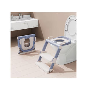 Aricare plegable interior <span class=keywords><strong>WC</strong></span> entrenador bebé orinal entrenamiento inodoro taburete <span class=keywords><strong>escalera</strong></span> con asientos de PP + ABS + TPE - Product Image 1