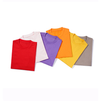 T-shirt uni surdimensionné de haute qualité, impression, broderie, t-shirt personnalisé, chemises unies vierges pour hommes de grande taille