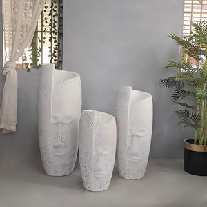 Venta Directa de Fábrica de Macetas de Fibra de Vidrio Esmeriladas Estilo Nórdico para Jardín de Hotel - Product Image 1