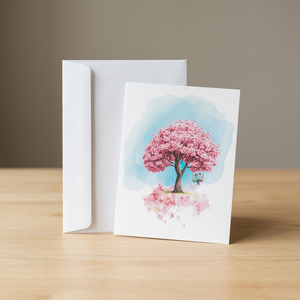 Carte pop-up 3D en papier artisanal, motif arbre de cerisier rose, cadeau Saint-Valentin, artisanat vietnamien, vente en gros - Product Image 6
