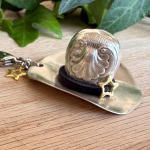 Handmade Cowboy Hat Pendant Zinc Alloy Themed Charm Unisex Gift Fashion Accessory - Product Image 2