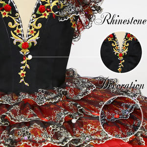 T0413 अच्छी तरह से डिजाइन लाल डॉन Quixote पोशाक बैले Tutus बैले - Product Image 3