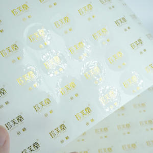 Pegatina de holograma transparente antifalsificación personalizada de PET de alta calidad, excelente adherencia, uso para comida, manualidades, pasteles, jaleas, <span class=keywords><strong>Sushi</strong></span> - Product Image 5