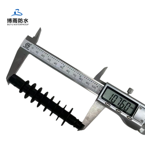 Packer à lamelles en plastique noir 18*120mm SSV Water Stop avec joint d'étanchéité et raccord à valve à fermeture rapide - Product Image 2