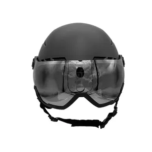 OEM ODM CE EN1077 Certificado Cascos de esquí con gafas para niños adultos casco nieve snowboard casco con visera para hombres y mujeres