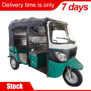 Tuk-tuk électrique à trois roues avec cabine ouverte, stock d'usine en Chine, pour passagers, avec une tension de 60 V, livraison rapide disponible - Product Image 2