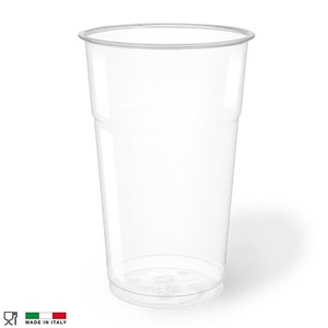 Bicchiere monouso in plastica rigida tipo Kristal da 500 ml trasparente per feste - Product Image 3