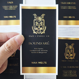 Easy Peel impermeable logotipo personalizado impreso beso corte etiquetas autoadhesivas vinilo etiquetas adhesivas para cosméticos - Product Image 2