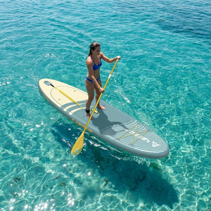 Planche à pagaie <span class=keywords><strong>gonflable</strong></span> la plus vendue, planche SUP portable et légère, idéale <span class=keywords><strong>pour</strong></span> les débutants, <span class=keywords><strong>pour</strong></span> les lacs et les rivières - Product Image 1
