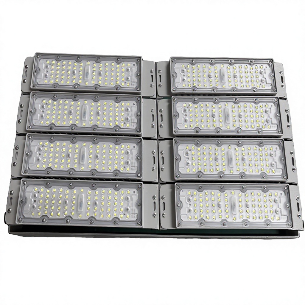 400W 50000Hrs Long Lifespan Integrated Thermal Management Rugged Die-Casting LED Flood Light for Basketball Square Ground
