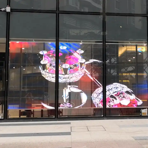 Dính linh hoạt Màn hình phim pha lê trong suốt Màn hình phim P30 LED phim cuộn lên RGB Dễ dàng cài đặt kính cửa sổ cho quảng cáo - Product Image 6