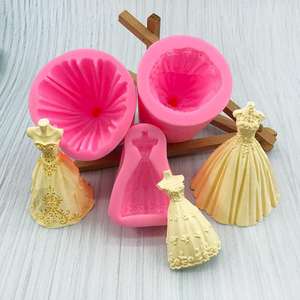 Moldes de Silicona Creativos para Decoración de Pasteles de Boda, Moldes para Velas de Chocolate, Fáciles de Desmoldar, Herramientas para Pasteles - Product Image 1