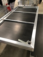 Scène modulaire portable en aluminium avec pieds insérés, plateforme antidérapante robuste pour mariages, concerts, événements, installation rapide