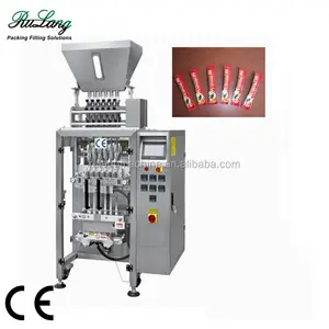 Automatic multi lane granule stick sachet packing machine 2 line sugar coffee stick packing 3 in 1 coffee stick packing machine