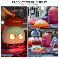 Installation interactive lumineuse en fibre de verre avec haut-parleur à bande LED pour l'amélioration des places commerciales et les projets touristiques