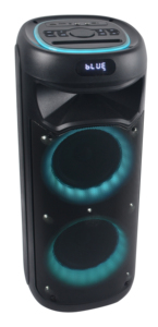 2025 New Loa di động Hot Bán kép 6 inch 7.4V/3600mAh Li-ion 32 Wát RMS loa mạnh mẽ với long lanh đèn BT Loa - Product Image 6