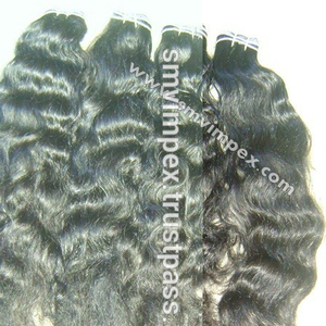 Extension de cheveux bouclés indiens 100% naturels, meilleure vente, sans perte et emmêlage, chevelure bouclée - Product Image 1