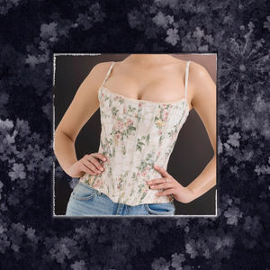 Top Corto sin Tirantes Transpirable para Mujer, con Estampado Floral, Elegante, al por Mayor - Product Image 3
