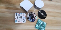 Sous-verres de luxe Gracecoaster Modèle 48 en bois MDF, impression par sublimation, logo personnalisé, carrés, 3 mm, écologiques, pour boissons, bois brut