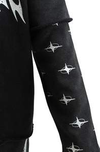 T-shirt à manches longues double couche personnalisé pour hommes sérigraphie <span class=keywords><strong>Teeshirt</strong></span> Vintage 100% coton Streetwear Tishirt - Product Image 4