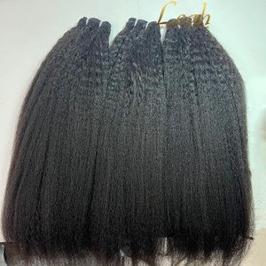 All'ingrosso di alta qualità 100g di extension per capelli umani grezzi 3 b3c modelli birmano ricci fasci per tornare a scuola - Product Image 5