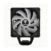 Nouveau refroidisseur de processeur ARGB PWM 5V3pin avec 6 caloducs, installation facile, économique pour les ordinateurs de jeu INTEL avec LGA1200/LGA115X