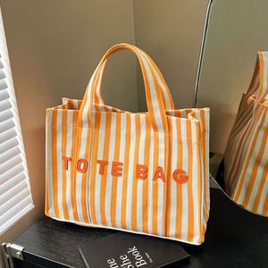 <b>Large</b> Capacity Shopping Tote <b>Bags</b> for Women Girls <b>Canvas</b> Messenger Shoulder <b>Bag</b> Beach Daily Use Handle Handbag - Product Image 1