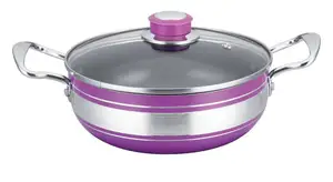 Ensemble d'ustensiles de cuisine antiadhésifs, soucoupes de haute qualité et casseroles en aluminium