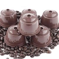 Nouveau réutilisable Dolce Gusto café Capsule plastique rechargeable Compatible Dolce Gusto café filtre paniers Capsules