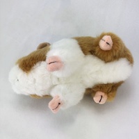 OEM Logo personnalisé Simulation cochon d'Inde peluche Hamster poupée vente en gros Nylon animaux jouets PP coton rempli pour ornement