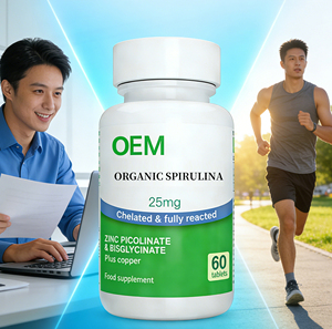 99.99% Pure Plant Based Protein Premium Wellness Supplement OEM ISO22000 Tablet Sports Supplement KOSHER Organic <strong>Spirulina</strong> - Product Image 2