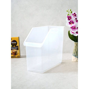 Cesta de almacenamiento de PP sin despensa, 33x15x28 cm, forma cuadrada, accesorios de cocina apilables para organización, Hogar, baño, seguro para alimentos - Product Image 1