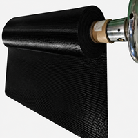 Tissu polyester PVC enduit noir 3 m x 3,5 m pour bâche de camion robuste, protection et stockage de marchandises