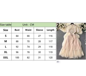 Verano exquisito encaje largo mujer <span class=keywords><strong>Dre</strong></span> Ce ahueca hacia fuera bordado <span class=keywords><strong>Dre</strong></span> empalme malla noche <span class=keywords><strong>Dre</strong></span> - Product Image 6