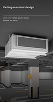 Déshumidificateur de plafond pour serre industrielle 400 pintes, déshumidificateur de salle de culture personnalisé