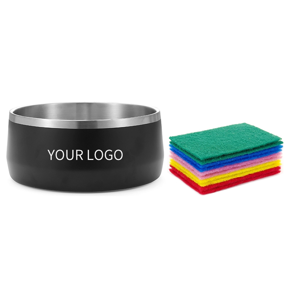 Миска для собак из нержавеющей стали с вакуумной изоляцией и логотипом на заказ