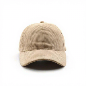 Gorra de béisbol de pana con logo y color ajustables, estilo desestructurado de 6 paneles y perfil bajo para invierno y actividades al aire libre, hecha en Vietnam. - Product Image 1