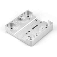 Bloques de Fijación de Aluminio Mecanizados por CNC de Precisión Personalizados, Conectores Metálicos de Fijación No Estándar para Equipos Industriales