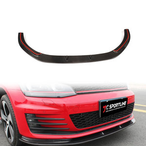 In Fibra di carbonio MK7 Paraurti Anteriore Labbro per <span class=keywords><strong>VW</strong></span> <span class=keywords><strong>Golf</strong></span> <span class=keywords><strong>VII</strong></span> 7 GTI 2014 - Product Image 1