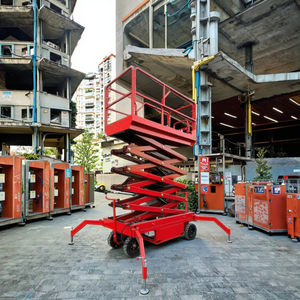 รถยกแบบกรรไกรเคลื่อนที่สำหรับงานมืออาชีพ รถยกแบบกรรไกรสำหรับพื้นที่ขรุขระ รถยกแบบกรรไกรไฟฟ้า - Product Image 4