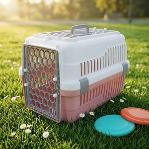 644-W ACEPET Transportín Ventilado Portátil de Plástico de 2 Puertas Fabricado en Taiwán con Apertura Superior para Gatos, Conejos y Perros Pequeños - Product Image 4