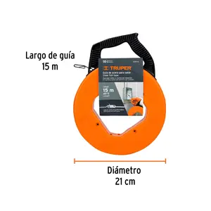 Guía de Cable de Acero de 15m, TRUPER, Caja 3 - Product Image 2