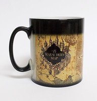 Carte des maraudeurs magiques légers Tasse à changement de couleur de 11oz Tasses à café en céramique sensible Tasse Meilleur cadeau pour les amis