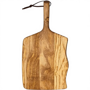 Planche à découper en bois d'olivier Lumina, écologique, avec poignée, pour la cuisine et les plateaux de charcuterie - Product Image 1