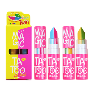 NATINDA Magic Tattoo Lipstick Lápiz labial de dos tonos Lápiz labial impermeable hidratante de alta calidad de larga duración - Product Image 1