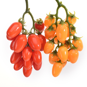 Guirlande de petites tomates cerises artificielles pour présentoirs de Noël et de Thanksgiving, modèle PVC marque KANGNING - Product Image 4