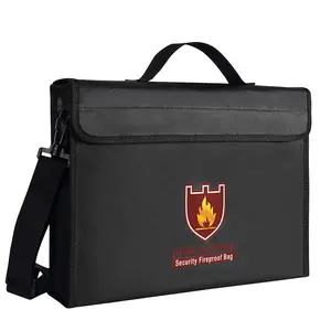 Many Years Factory Cross-section Cross-section Fireproof Money Document Fire Safe Bag